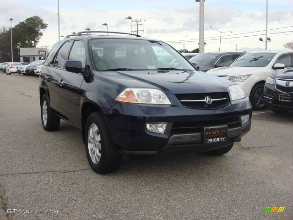 2003 MDX Touring - Midnight Blue Pearl / Saddle photo #10