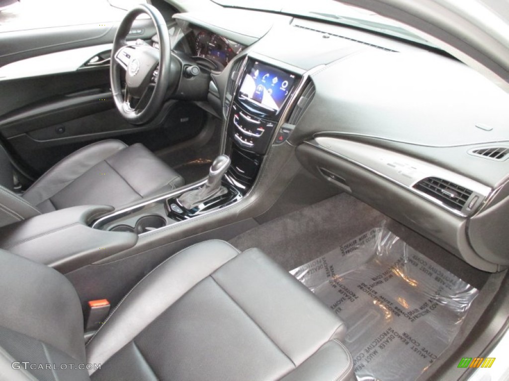 2013 Cadillac ATS 2.5L Luxury Jet Black/Jet Black Accents Dashboard Photo #89790577