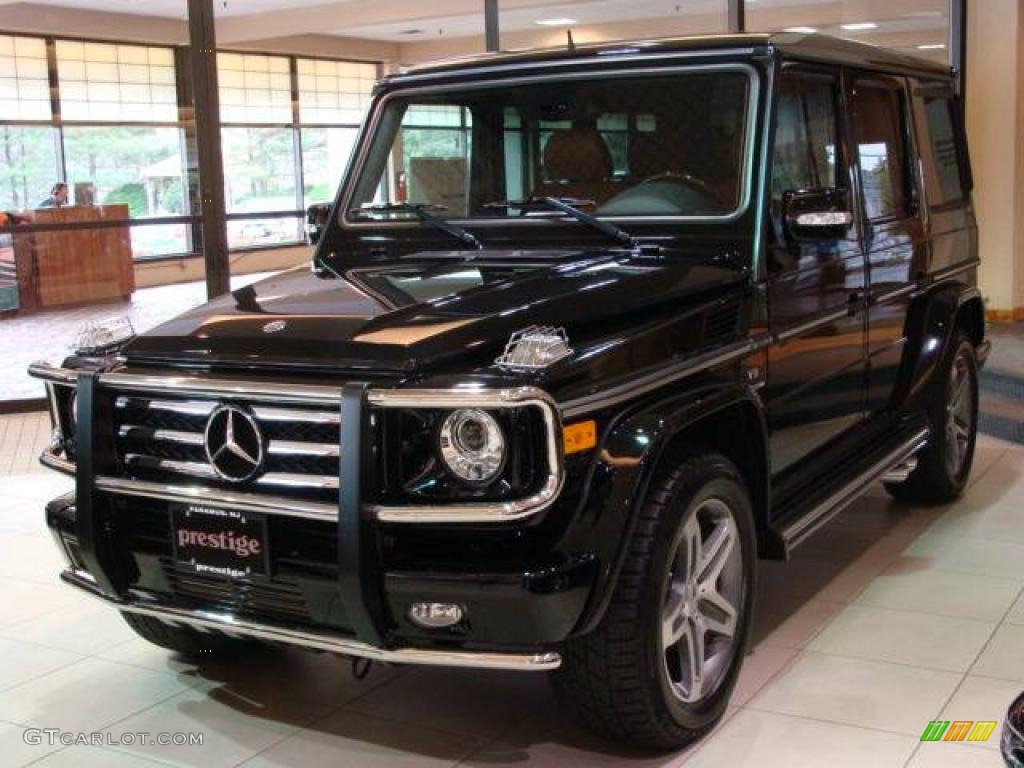 2009 G 55 AMG - Black / designo Light Brown photo #3