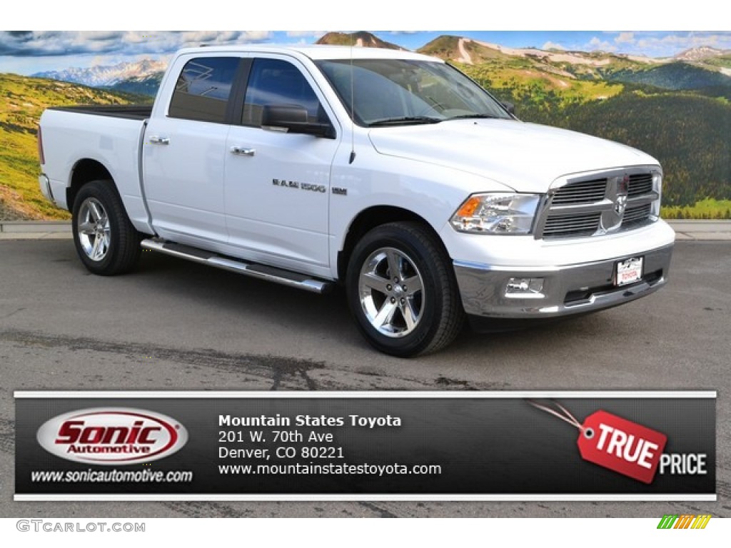 Bright White Dodge Ram 1500