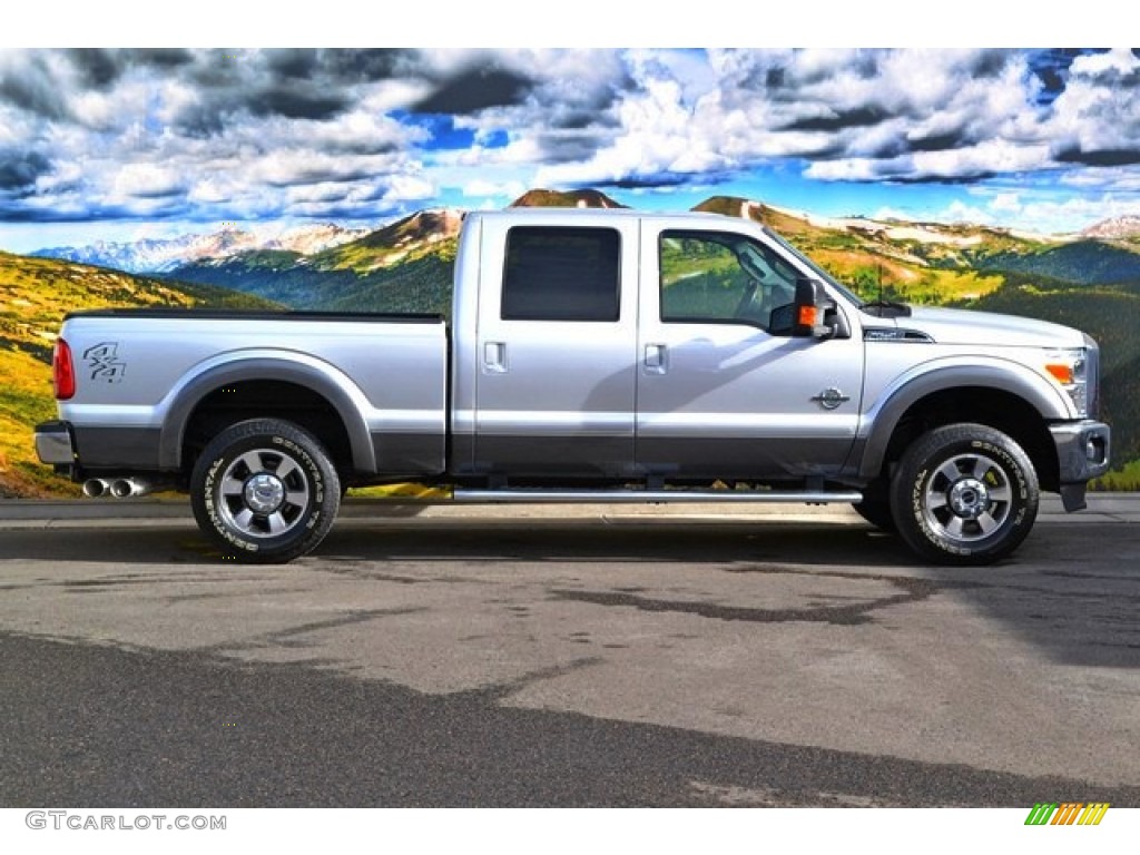 Ingot Silver Metallic 2011 Ford F250 Super Duty Lariat Crew Cab 4x4 Exterior Photo #89792783