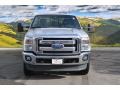 2011 Ingot Silver Metallic Ford F250 Super Duty Lariat Crew Cab 4x4  photo #4