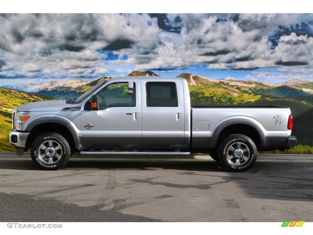Ingot Silver Metallic 2011 Ford F250 Super Duty Lariat Crew Cab 4x4 Exterior Photo #89792892