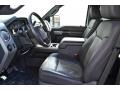 Black Two Tone Leather Front Seat Photo for 2011 Ford F250 Super Duty #89792999