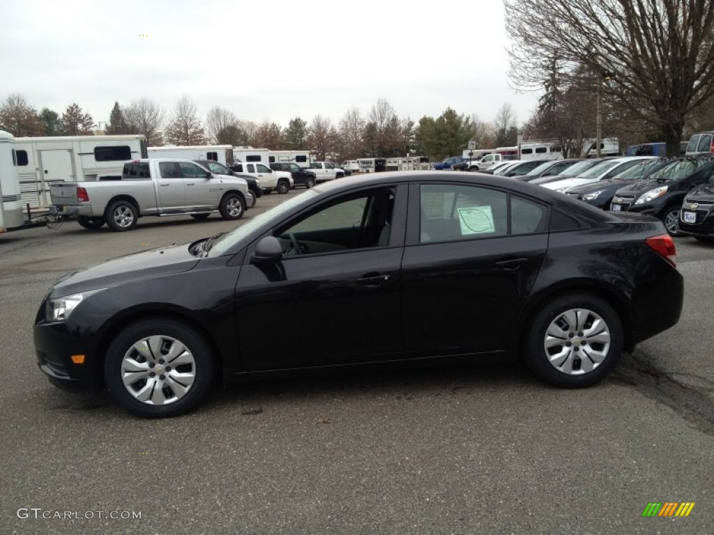 2014 Cruze LS - Black Granite Metallic / Jet Black/Medium Titanium photo #3