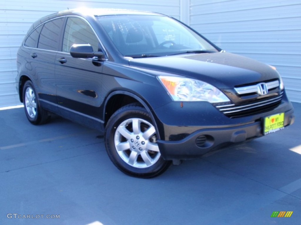 2008 CR-V EX - Nighthawk Black Pearl / Black photo #1