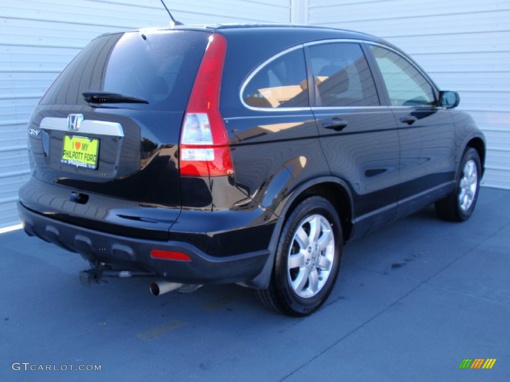 2008 CR-V EX - Nighthawk Black Pearl / Black photo #4