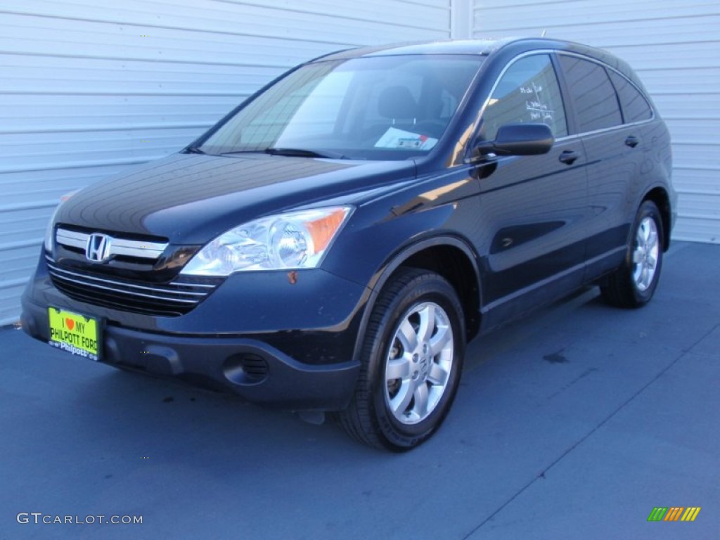 2008 CR-V EX - Nighthawk Black Pearl / Black photo #7