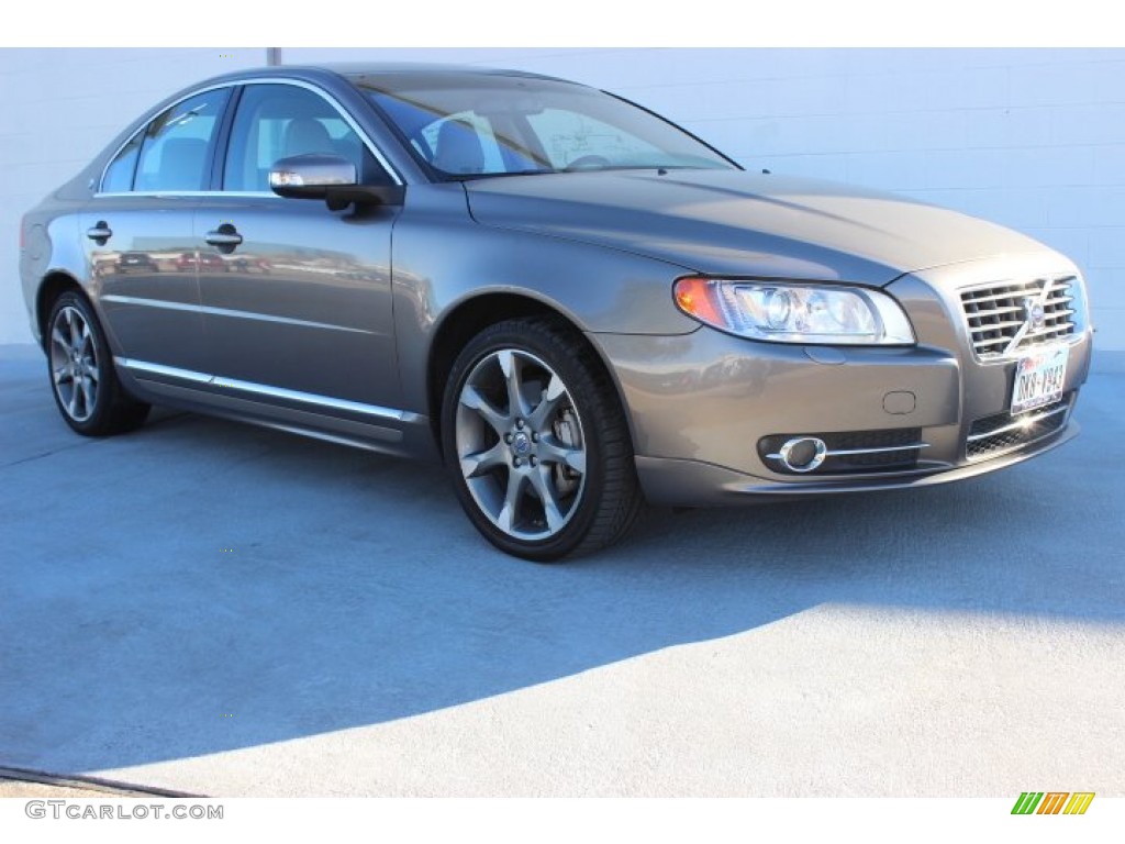 2009 S80 T6 AWD - Oyster Gray Metallic / Sandstone Beige photo #1