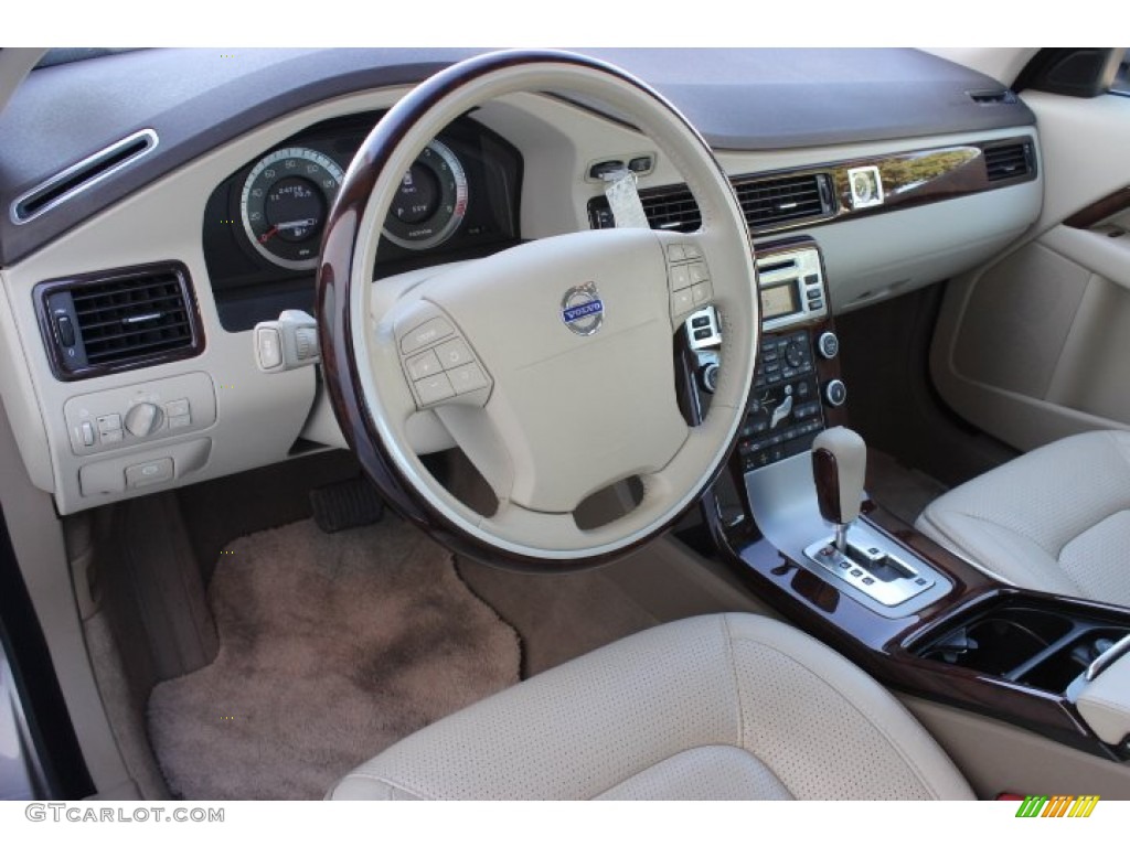 Sandstone Beige Interior 2009 Volvo S80 T6 AWD Photo #89793758