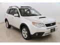 2010 Satin White Pearl Subaru Forester 2.5 XT Limited  photo #1