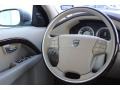2009 Volvo S80 Sandstone Beige Interior Steering Wheel Photo
