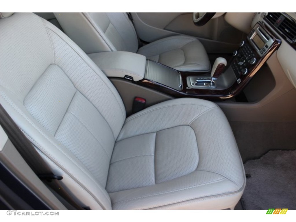 2009 S80 T6 AWD - Oyster Gray Metallic / Sandstone Beige photo #34