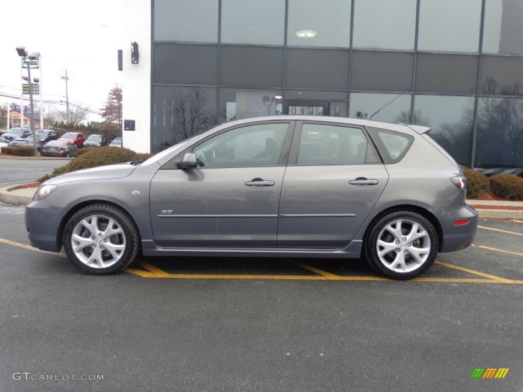 Galaxy Gray Mica 2008 Mazda MAZDA3 s Touring Hatchback Exterior Photo #89794553