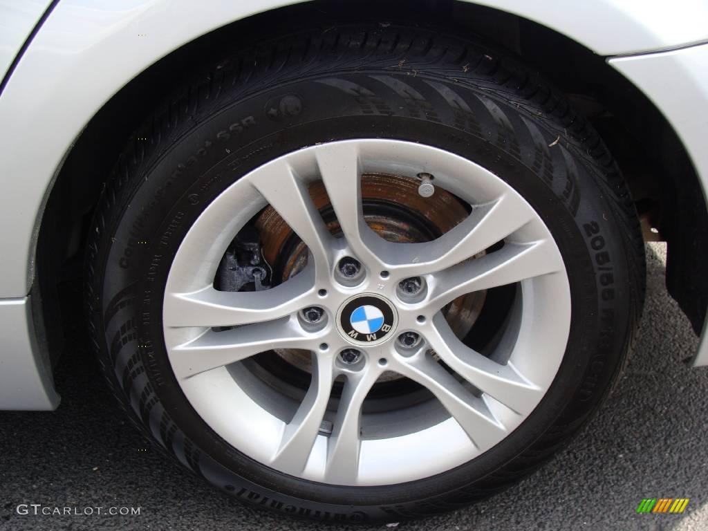 2008 3 Series 328xi Sedan - Titanium Silver Metallic / Gray photo #10