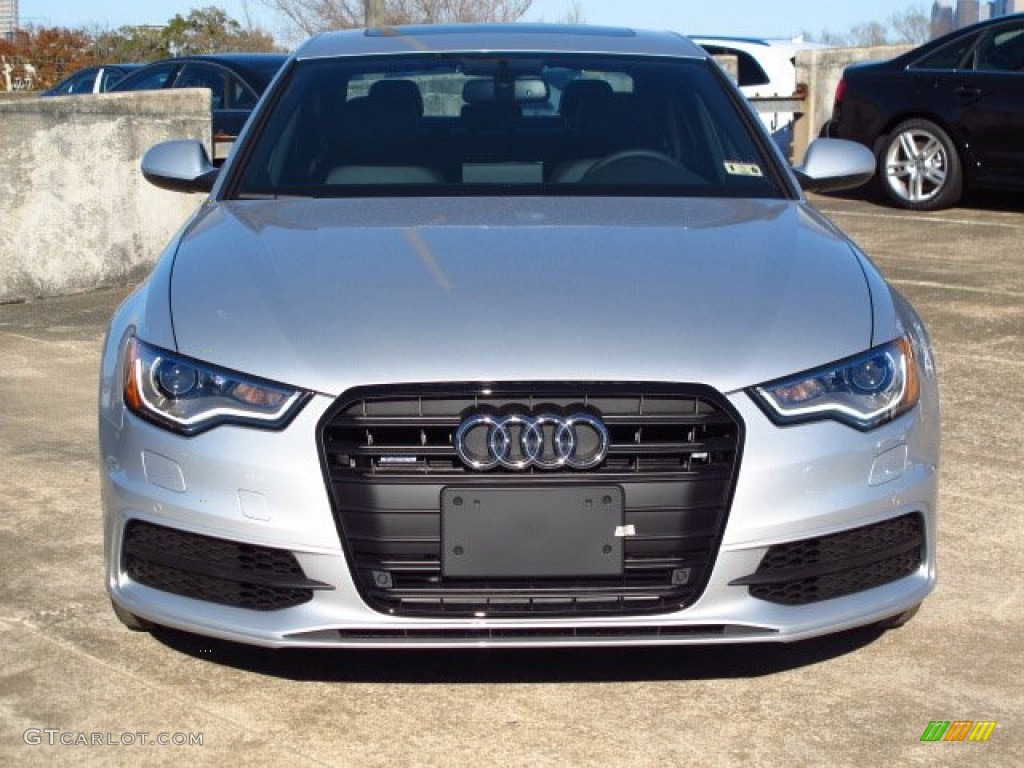 2014 A6 3.0 TDI quattro Sedan - Ice Silver Metallic / Black photo #6