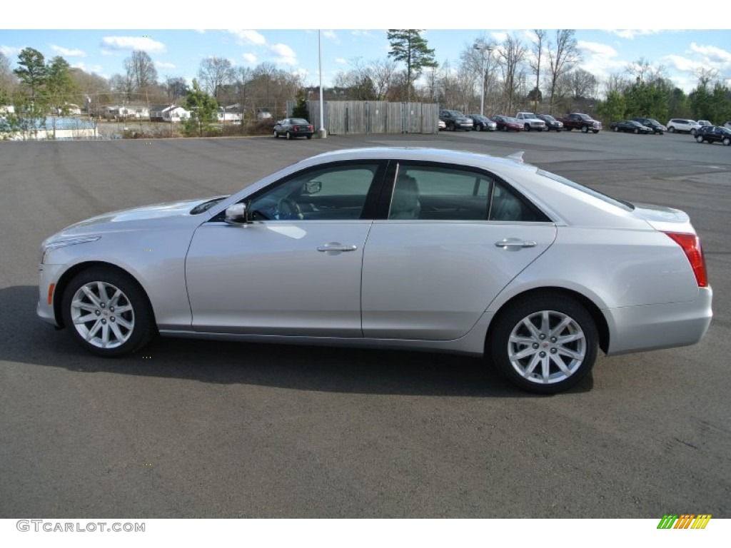 Radiant Silver Metallic 2014 Cadillac CTS Sedan Exterior Photo #89796854