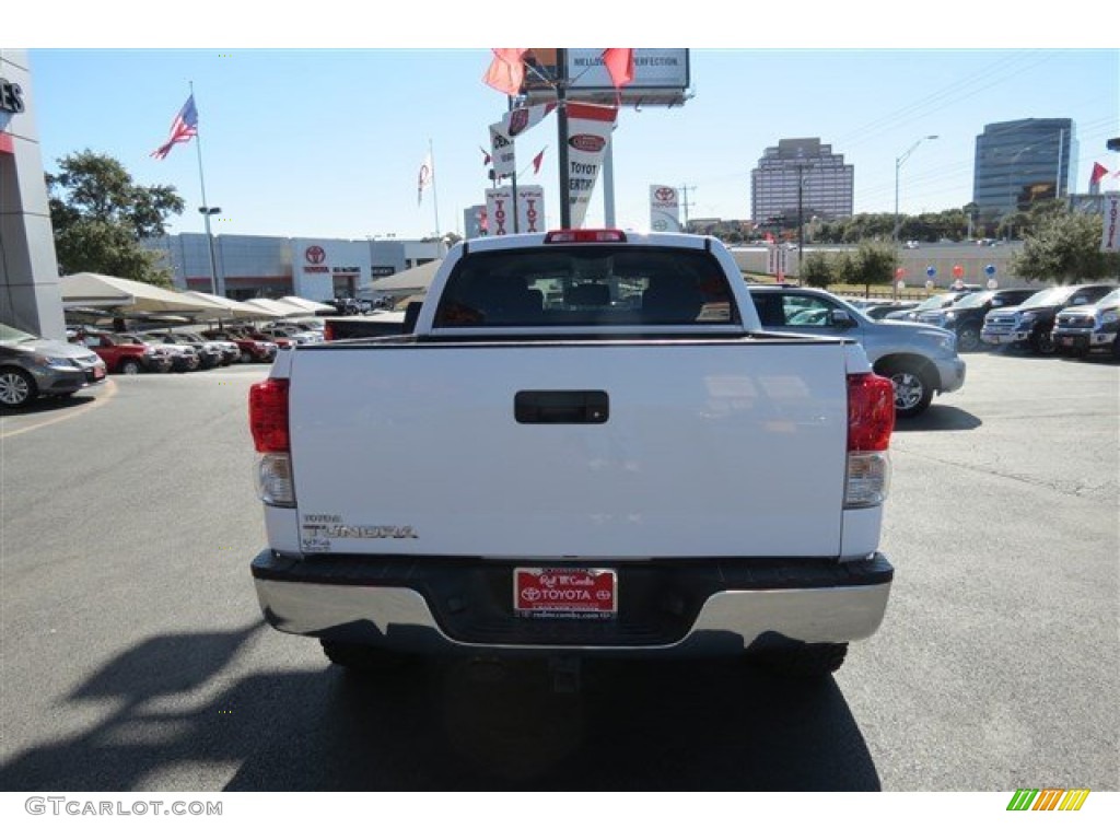 2010 Tundra CrewMax - Super White / Graphite Gray photo #6