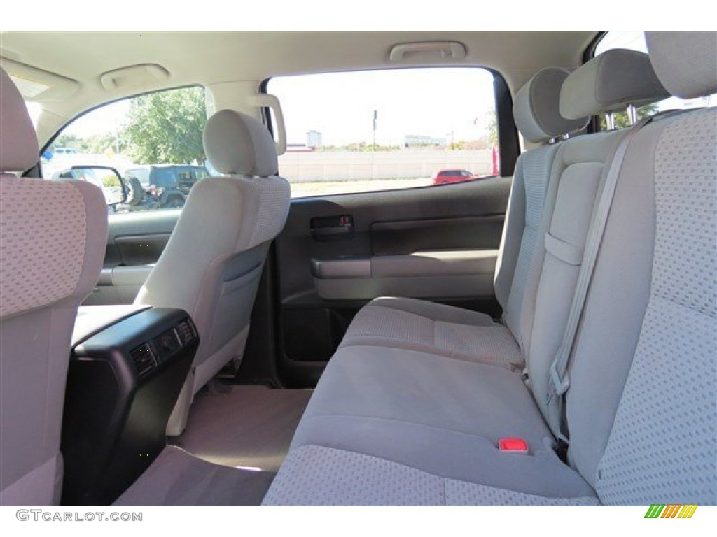 2010 Tundra CrewMax - Super White / Graphite Gray photo #12