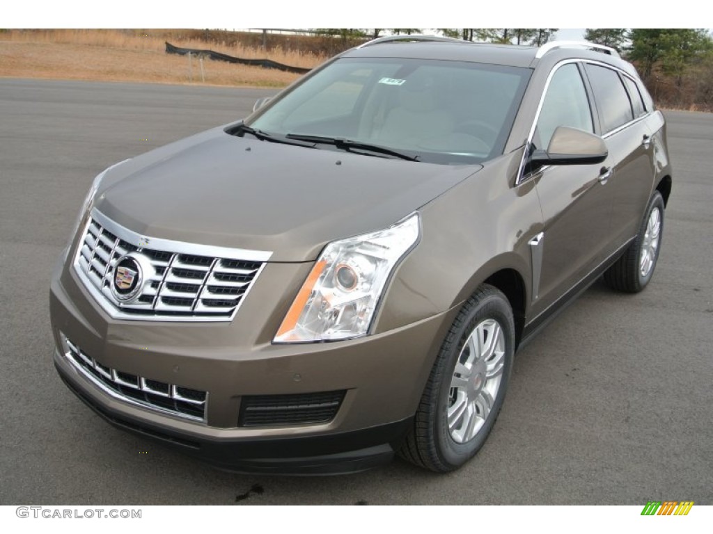 2014 SRX Luxury - Terra Mocha Metallic / Shale/Brownstone photo #2