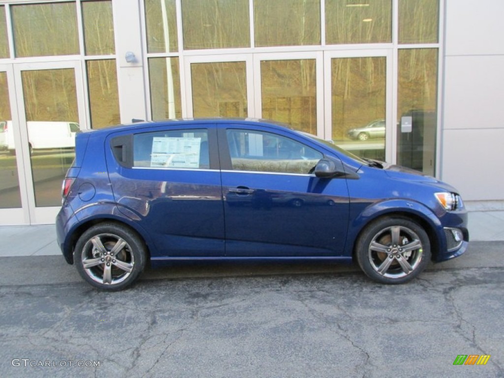 Blue Topaz Metallic 2014 Chevrolet Sonic RS Hatchback Exterior Photo #89798555