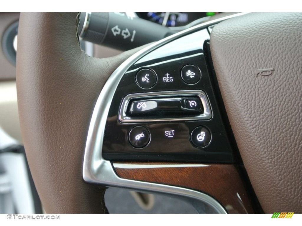 2014 SRX Premium - Platinum Ice Tricoat / Shale/Brownstone photo #14