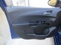 RS Jet Black 2014 Chevrolet Sonic RS Hatchback Door Panel
