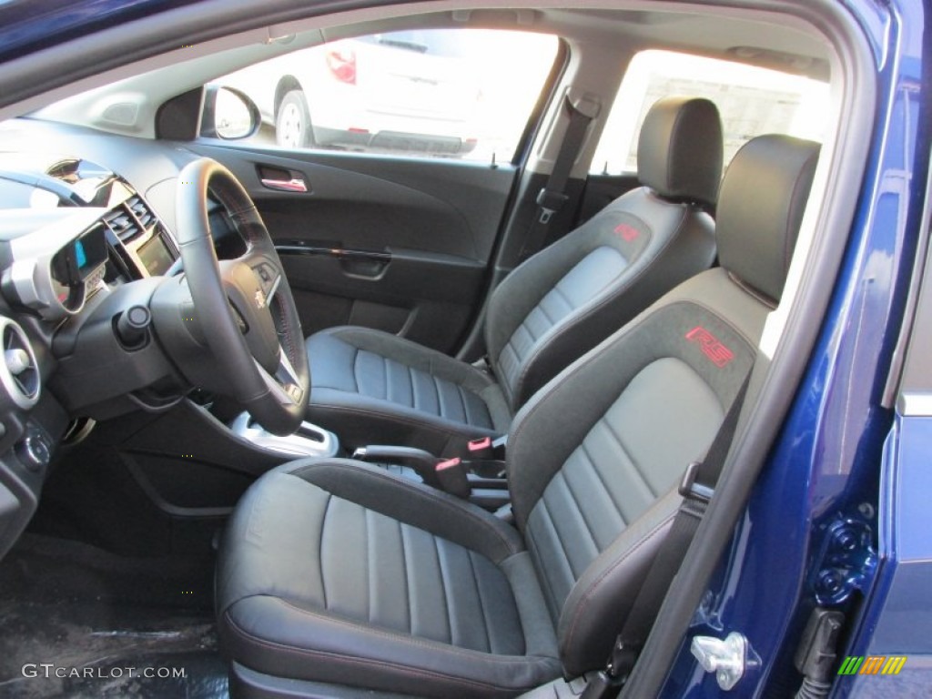 RS Jet Black Interior 2014 Chevrolet Sonic RS Hatchback Photo #89798864
