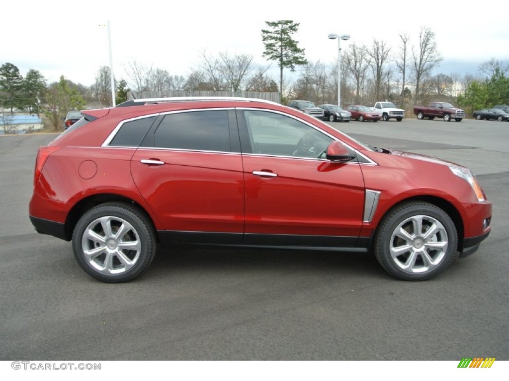 Crystal Red Tintcoat 2014 Cadillac SRX Performance Exterior Photo #89799005