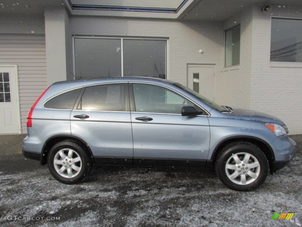 2011 CR-V SE 4WD - Glacier Blue Metallic / Gray photo #2