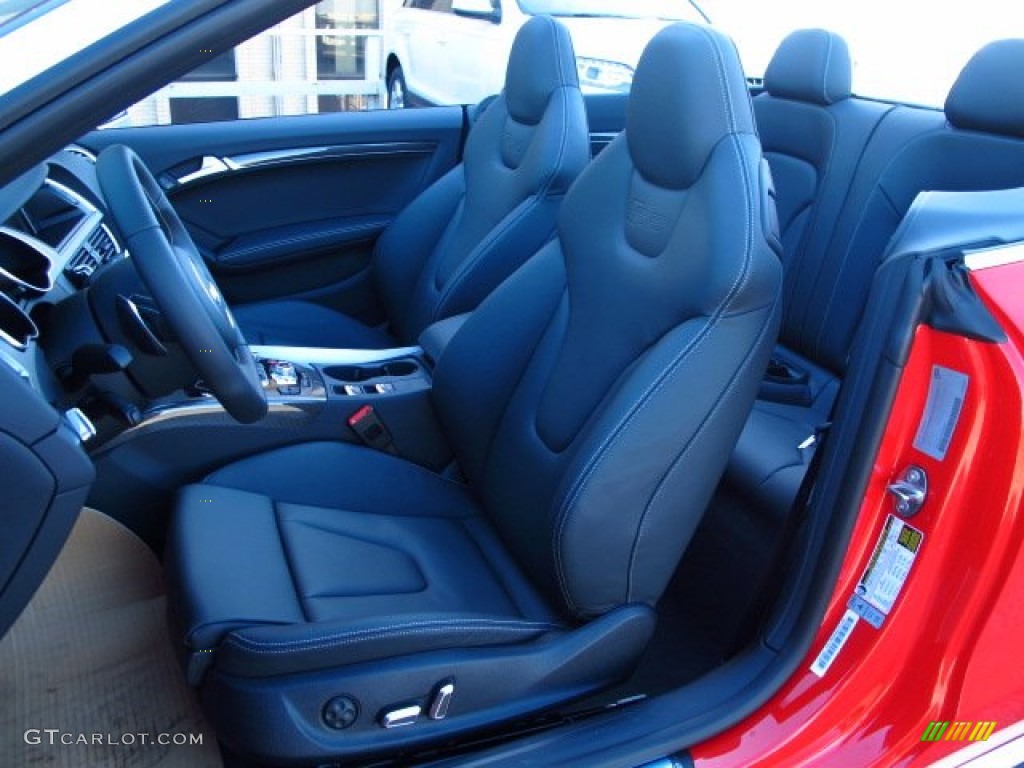 2014 Audi S5 3.0T Premium Plus quattro Cabriolet Front Seat Photo #89799668