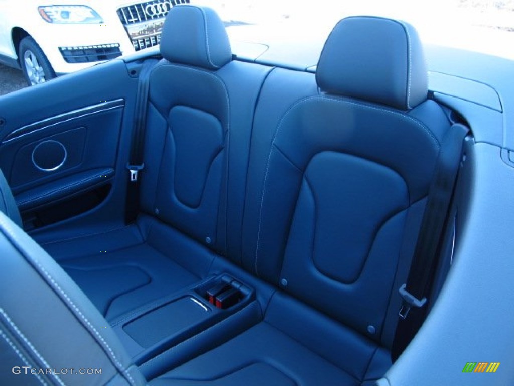 2014 Audi S5 3.0T Premium Plus quattro Cabriolet Rear Seat Photo #89799692