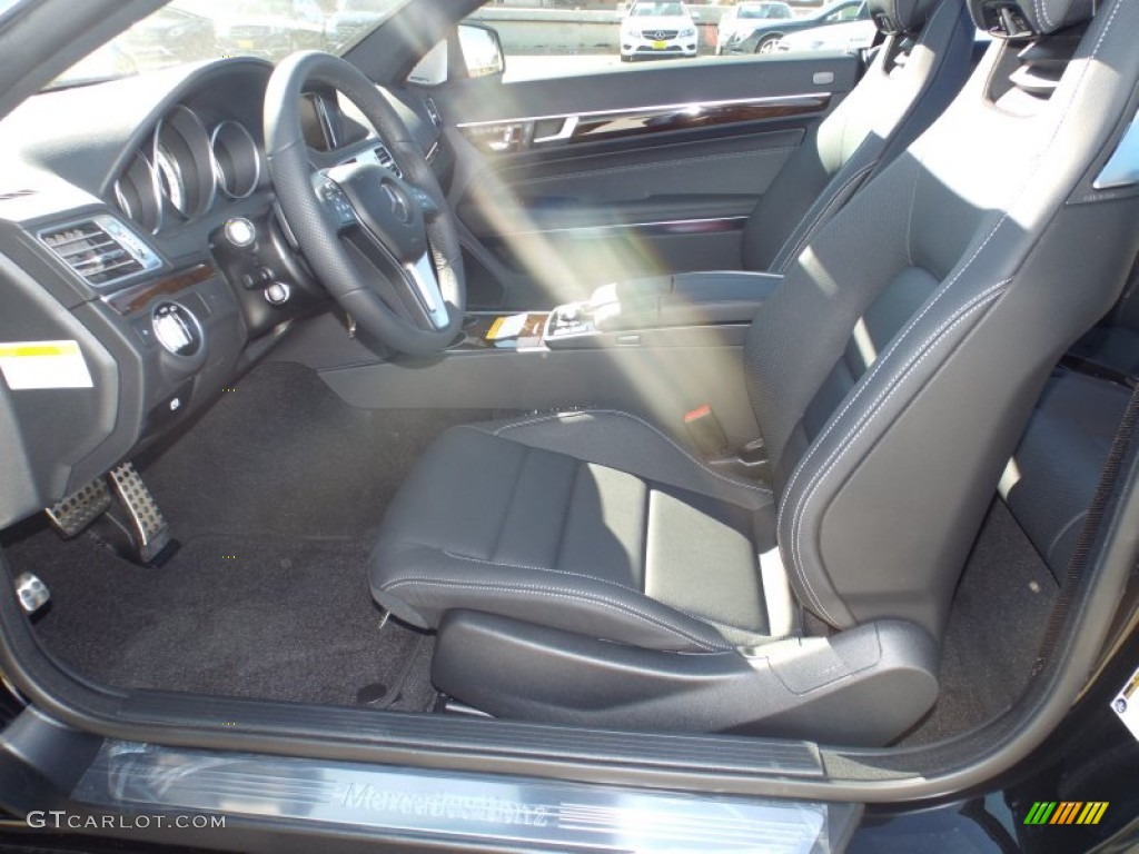 2014 E 350 Cabriolet - Black / Black photo #5