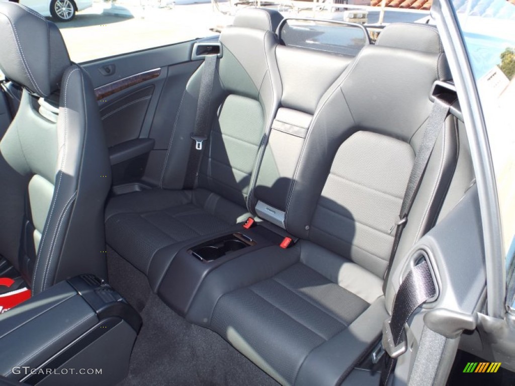 2014 E 350 Cabriolet - Black / Black photo #6