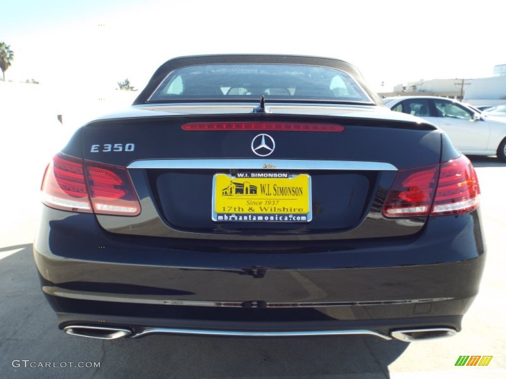 2014 E 350 Cabriolet - Black / Black photo #9
