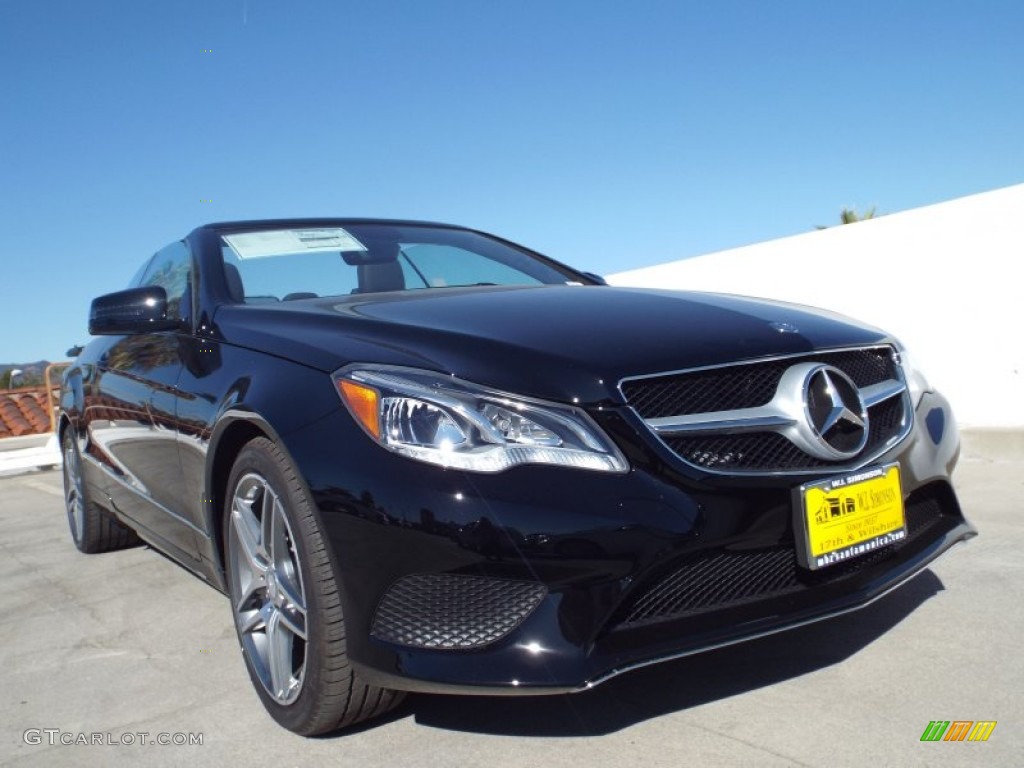 2014 E 350 Cabriolet - Black / Black photo #11