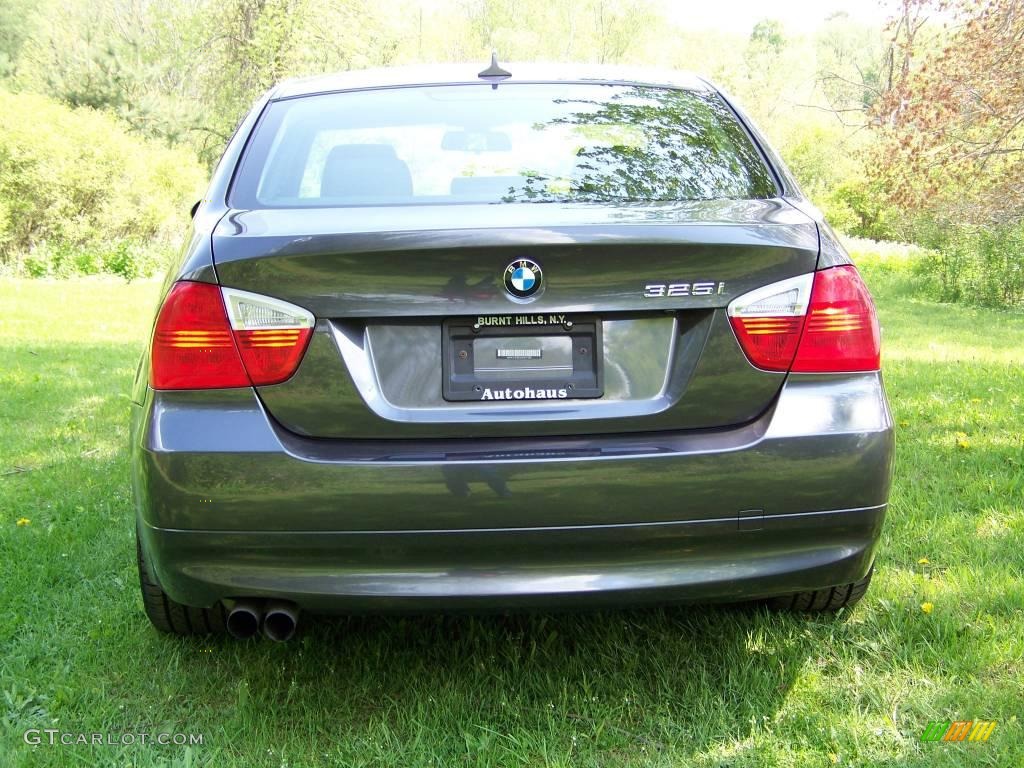 2006 3 Series 325i Sedan - Sparkling Graphite Metallic / Black photo #6