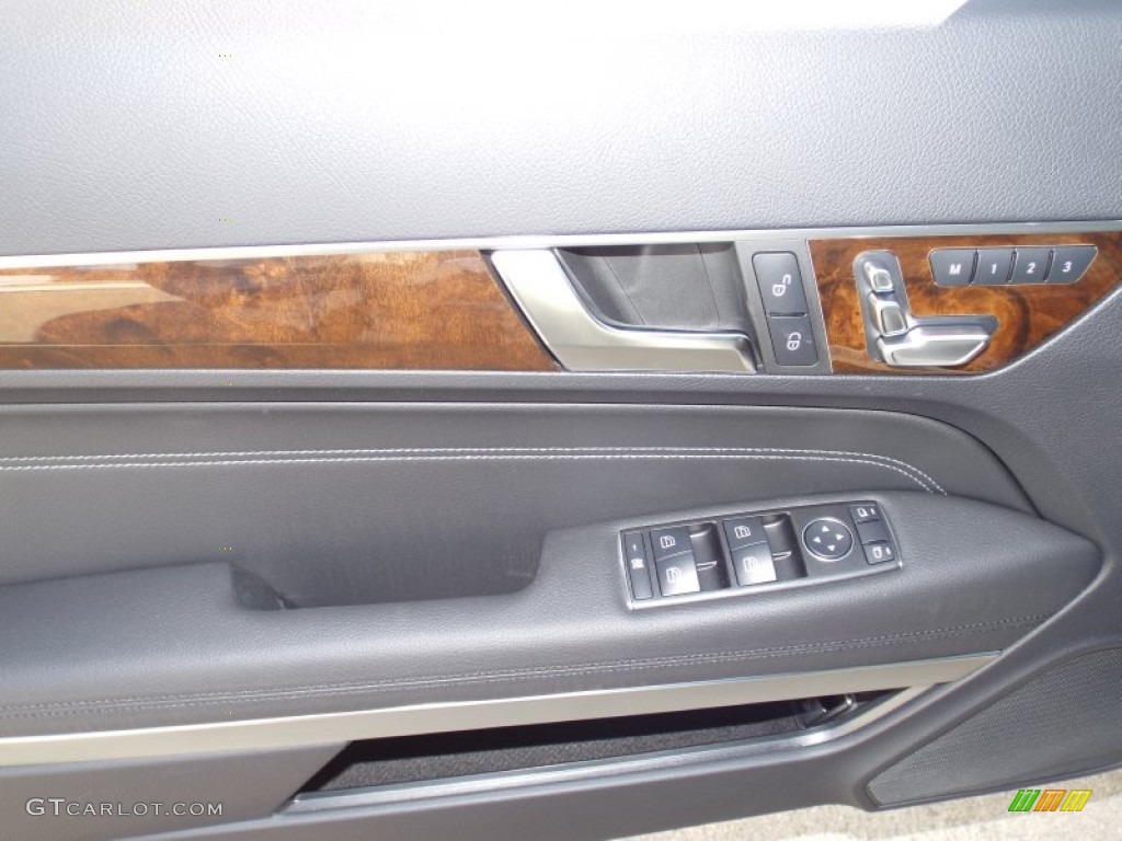 2014 E 350 Coupe - Diamond White Metallic / Black photo #6