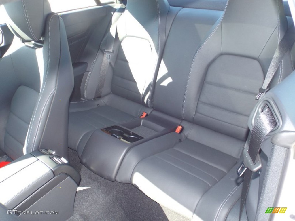 2014 E 350 Coupe - Diamond White Metallic / Black photo #8