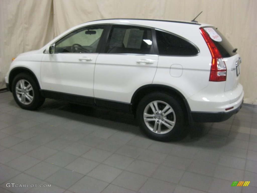 2011 CR-V EX-L 4WD - Taffeta White / Gray photo #8