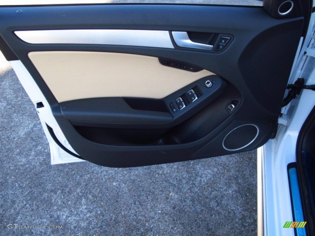2014 Audi allroad Premium plus quattro Velvet Beige Door Panel Photo #89802044