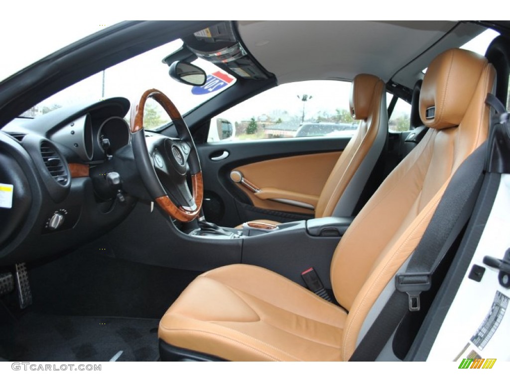 Natural Beige Interior 2011 Mercedes-Benz SLK 350 Roadster Photo #89802075