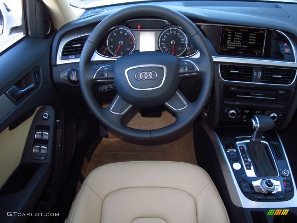 2014 Audi allroad Premium plus quattro Velvet Beige Dashboard Photo #89802119