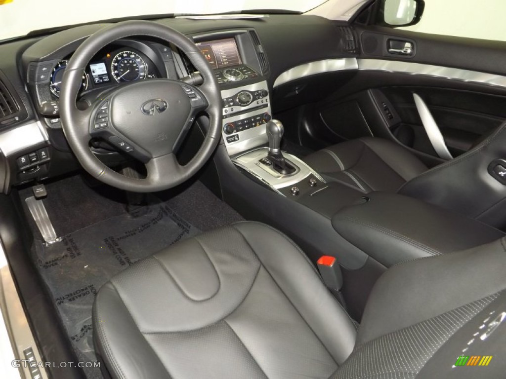 Graphite Interior 2014 Infiniti Q 60 Coupe Journey Photo #89804795