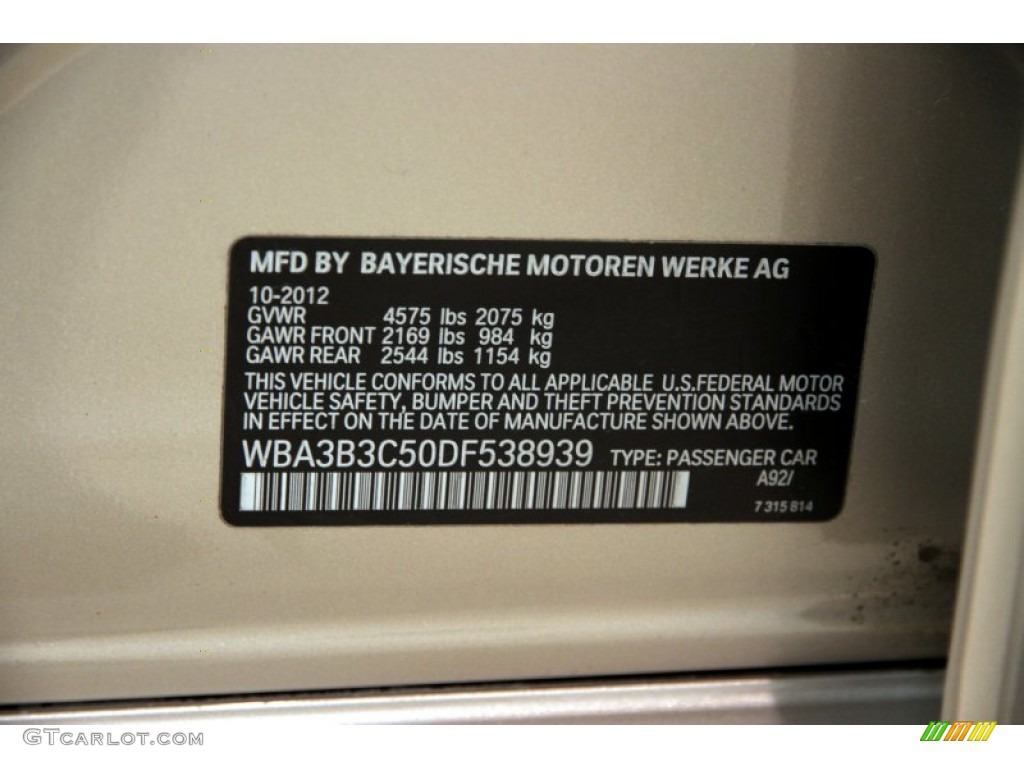 2013 3 Series 328i xDrive Sedan - Orion Silver Metallic / Black photo #51
