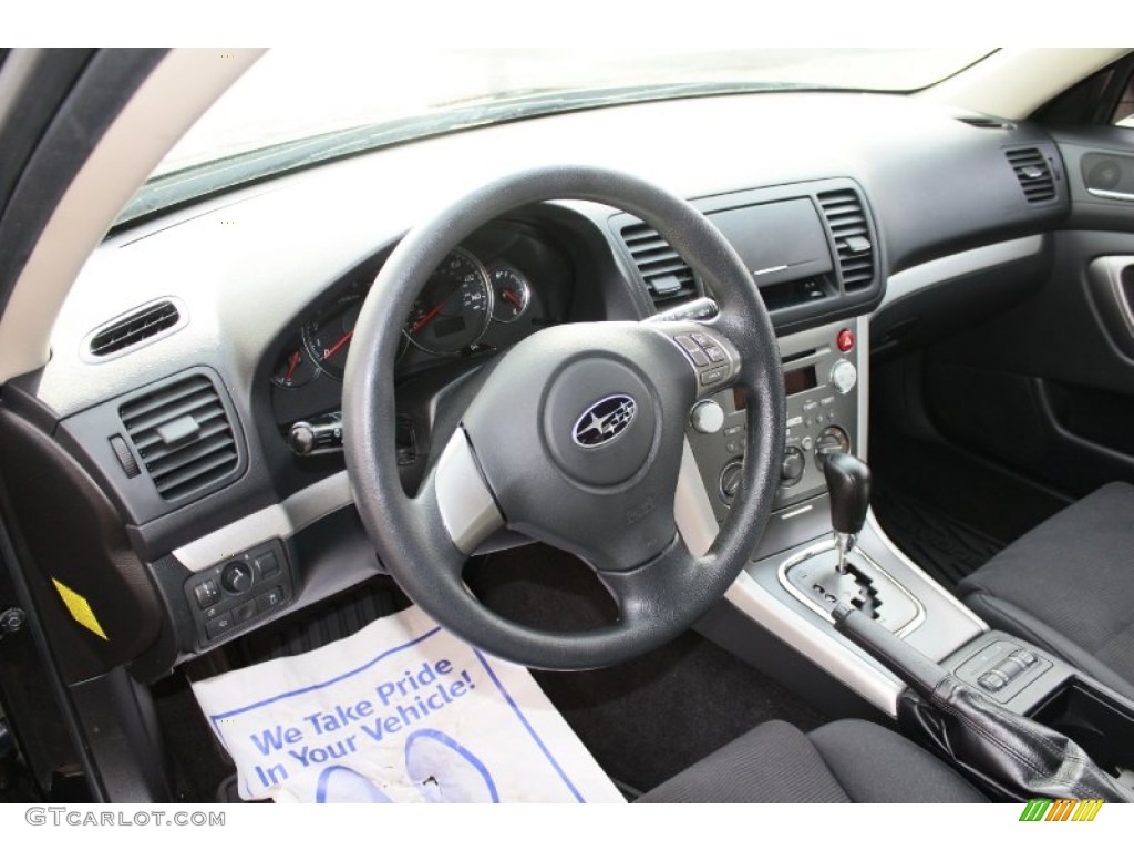 2009 Outback 2.5i Special Edition Wagon - Obsidian Black Pearl / Off Black photo #5