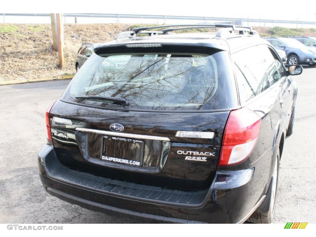 2009 Outback 2.5i Special Edition Wagon - Obsidian Black Pearl / Off Black photo #6