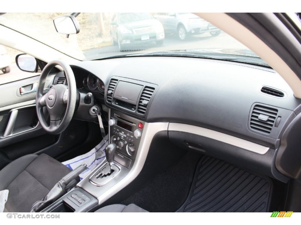 2009 Outback 2.5i Special Edition Wagon - Obsidian Black Pearl / Off Black photo #9