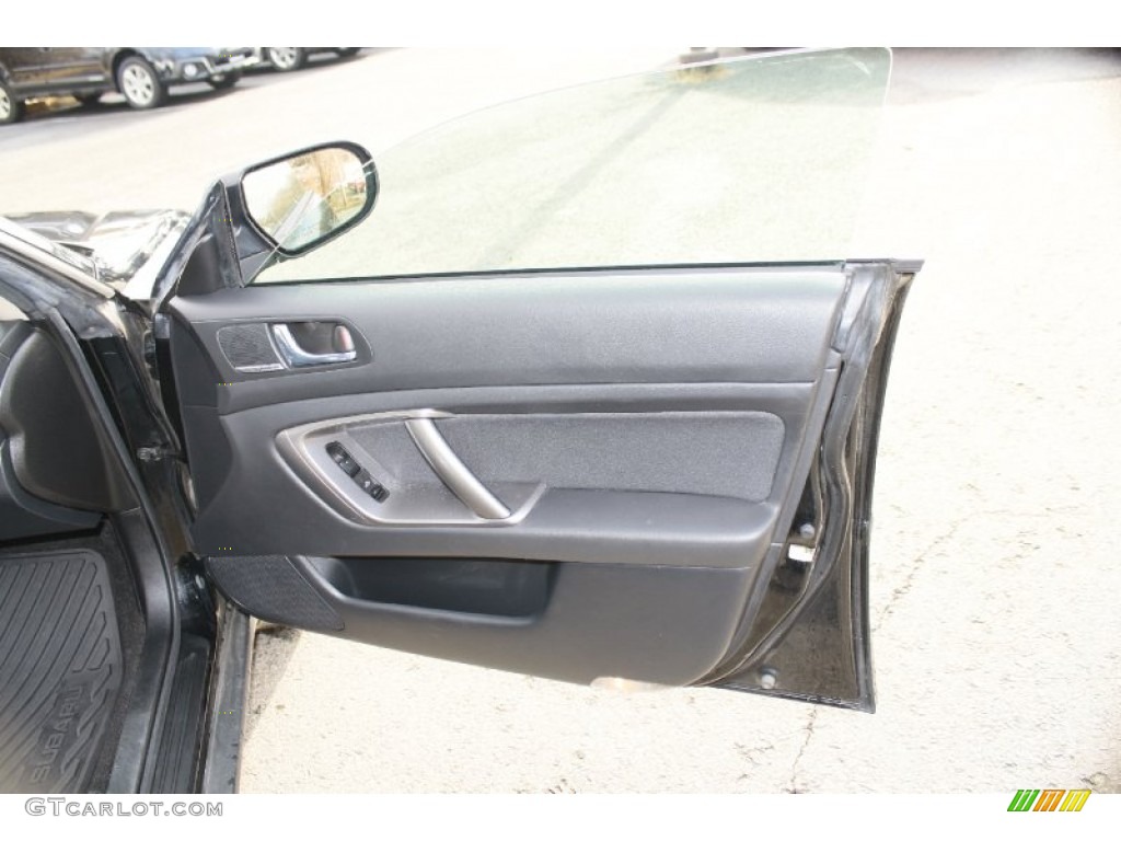2009 Outback 2.5i Special Edition Wagon - Obsidian Black Pearl / Off Black photo #16