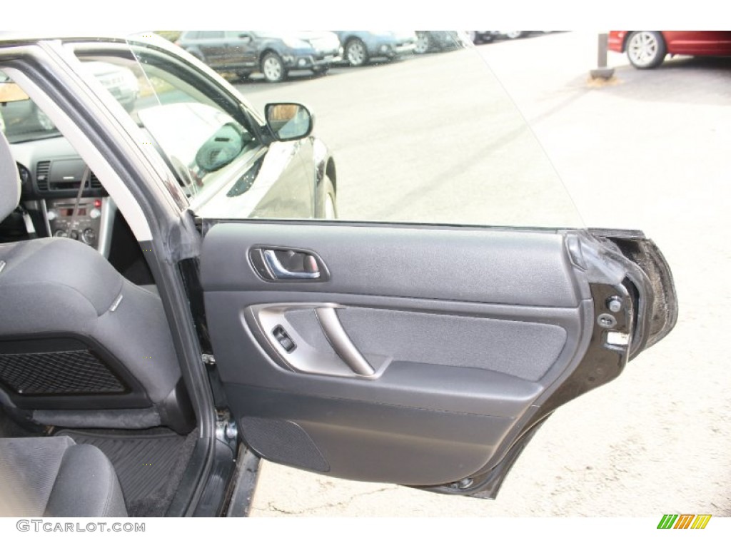 2009 Outback 2.5i Special Edition Wagon - Obsidian Black Pearl / Off Black photo #17